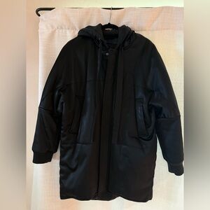 Zara woman studio silk long bomber size M